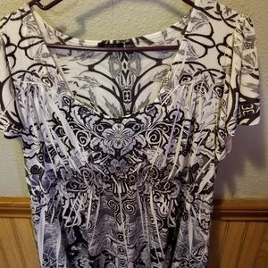 Womens plus flowing top apt. 9